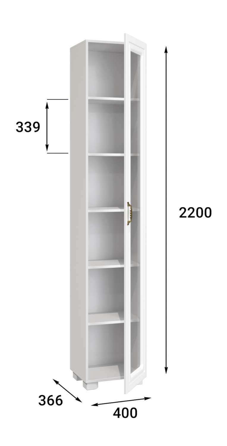 Шкаф со стеклом размеры