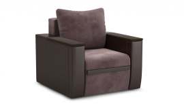 Кресло раскладное «Атика NEW» Cortex java/Teos dark brown