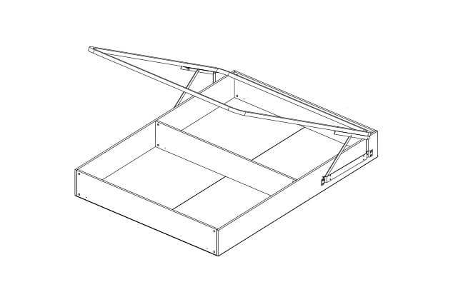 Кровать с подъемным механизмом «Прованс» 160